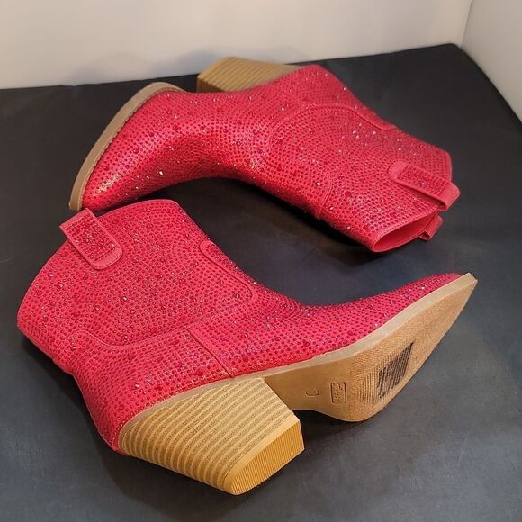 BRAND NEW FOREVER RIVER RHINESTONE WESTERN BOOTIES R3 - Picture 12 of 16
